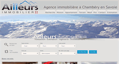 Desktop Screenshot of ailleurs-immobilier.com